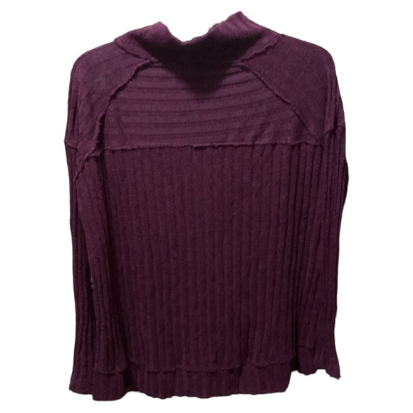 FREE PEOPLE MOCK NECK KNIT TOP-S - Picture 2 of 8